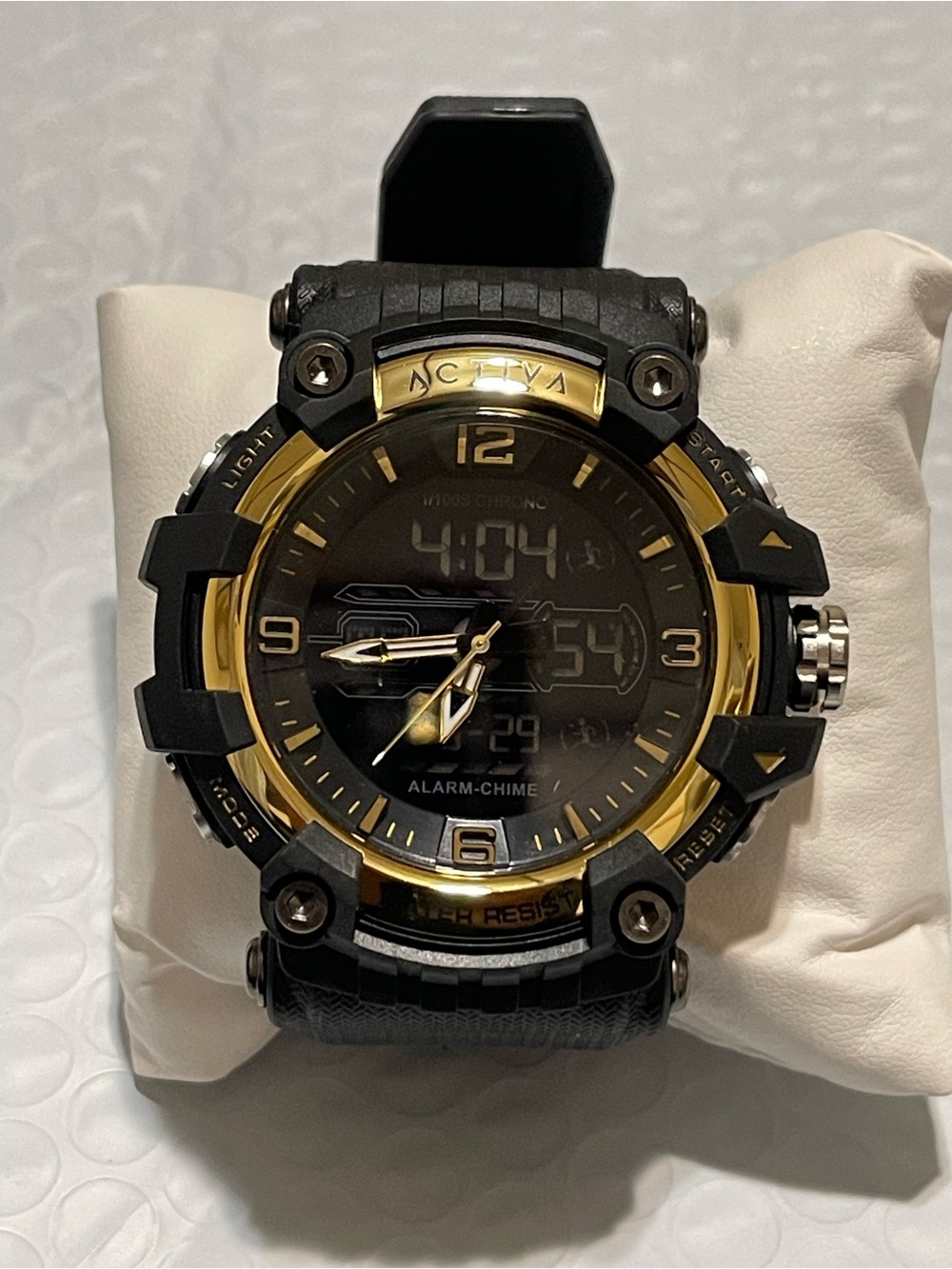 Activa Ardus X Invicta Analog Digital Men's Watch - 58mm. Black Gold new